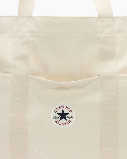 Tote Converse Premium Canvas Hombre Beige Chile | C-76423959