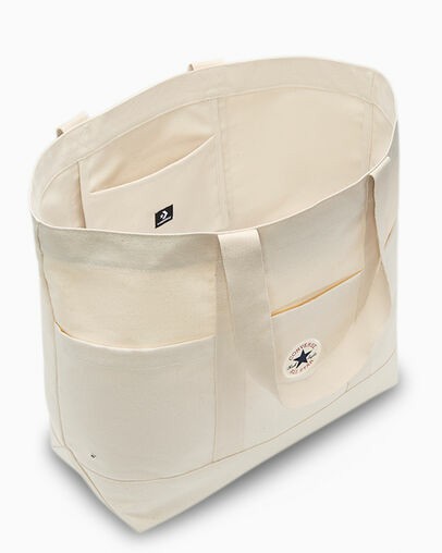 Tote Converse Premium Canvas Hombre Beige Chile | C-76423959