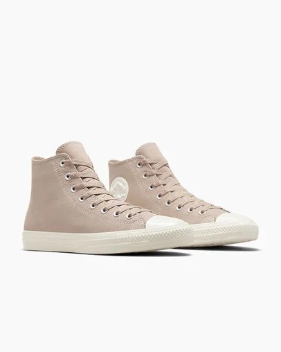 Zapatillas Converse CONS Chuck Taylor All Star Pro Nubuck Hombre Beige Blancas Chile | C-31750469