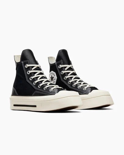 Zapatillas Converse Chuck 70 De Luxe Squared Hombre Negras Chile | C-41376289