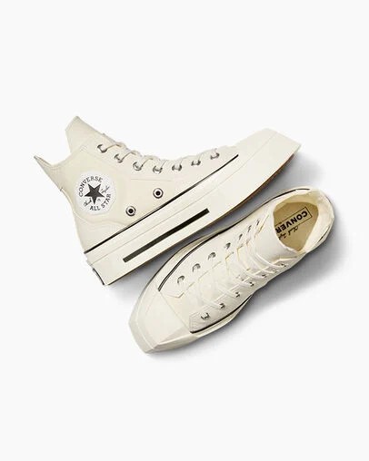 Zapatillas Converse Chuck 70 De Luxe Squared Hombre Blancas Chile | C-27153499