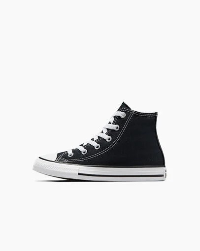 Zapatillas Converse Chuck Taylor All Star Classic Niños Negras Chile | C-80726919