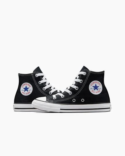 Zapatillas Converse Chuck Taylor All Star Classic Niños Negras Chile | C-80726919