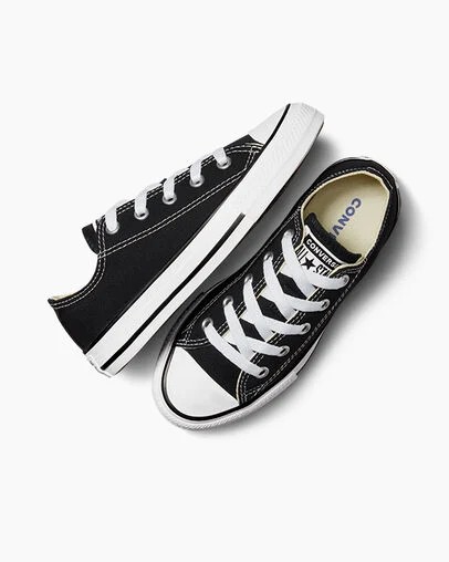 Zapatillas Converse Chuck Taylor All Star Classic Niños Negras Chile | C-97164259