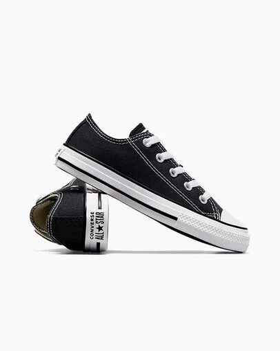 Zapatillas Converse Chuck Taylor All Star Classic Niños Negras Chile | C-97164259