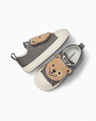 Zapatillas Converse Chuck Taylor All Star One Strap Sherpa Bear Niños Gris Chile | C-90324679