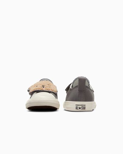 Zapatillas Converse Chuck Taylor All Star One Strap Sherpa Bear Niños Gris Chile | C-90324679