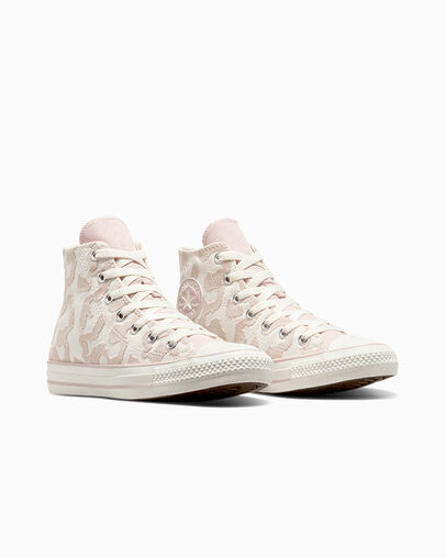 Zapatillas Converse Chuck Taylor All Star Leopard Niños Blancas Gris Chile | C-60184329