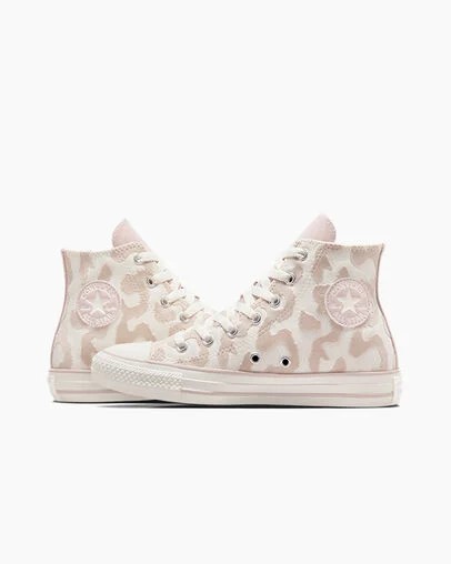 Zapatillas Converse Chuck Taylor All Star Leopard Niños Blancas Gris Chile | C-60184329