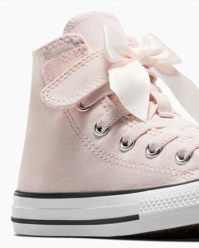 Zapatillas Converse Chuck Taylor All Star Ruffles & Bows Easy-On Niños Rosas Blancas Chile | C-85392419