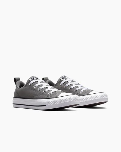 Zapatillas Converse Chuck Taylor All Star Malden Street Niños Gris Negras Blancas Chile | C-18437929