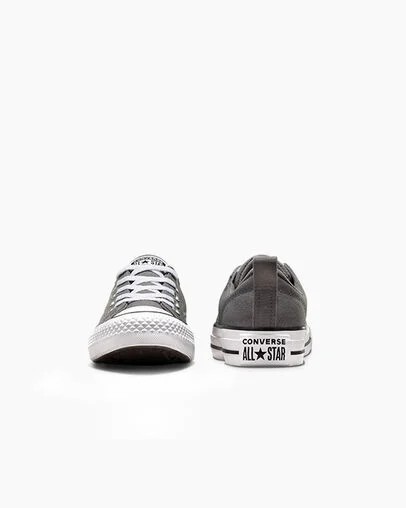 Zapatillas Converse Chuck Taylor All Star Malden Street Niños Gris Negras Blancas Chile | C-18437929