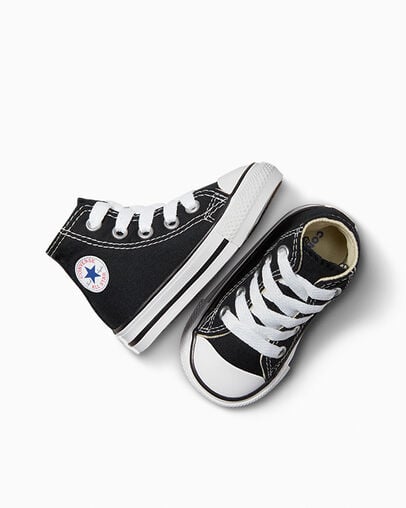 Zapatillas Converse Chuck Taylor All Star Classic Niños Negras Chile | C-79318029