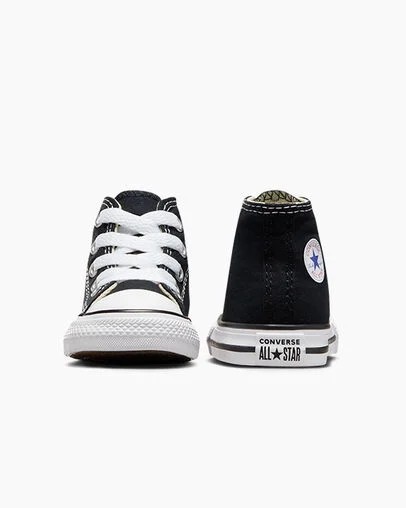 Zapatillas Converse Chuck Taylor All Star Classic Niños Negras Chile | C-79318029