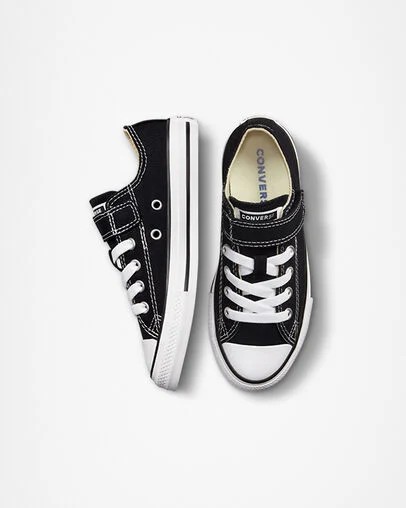 Zapatillas Converse Chuck Taylor All Star 1V Niños Negras Beige Blancas Chile | C-13578969