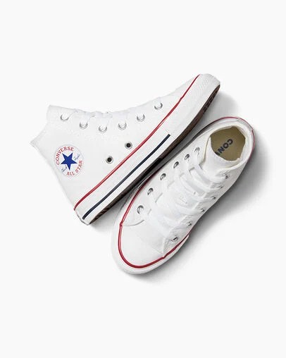 Zapatillas Converse Chuck Taylor All Star Classic Niños Blancas Chile | C-10849379