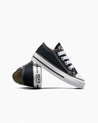 Zapatillas Converse Chuck Taylor All Star Classic Niños Negras Chile | C-12935679