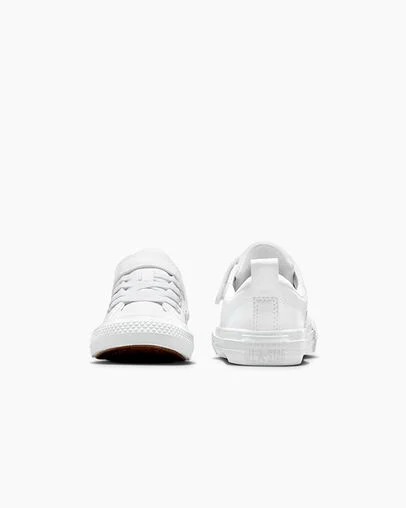 Zapatillas Converse Chuck Taylor All Star Malden Street Leather Niños Blancas Chile | C-50367489