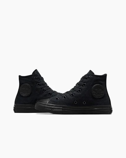 Zapatillas Converse Chuck Taylor All Star Classic Niños Negras Chile | C-64507319