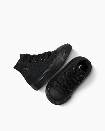 Zapatillas Converse Chuck Taylor All Star Classic Niños Negras Chile | C-65830799