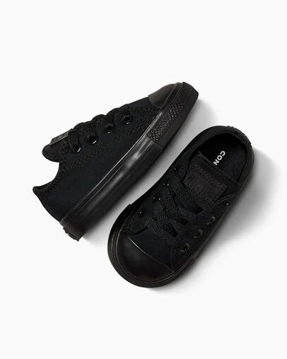 Zapatillas Converse Chuck Taylor All Star Classic Niños Negras Chile | C-56780299