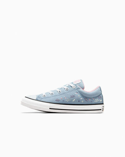 Zapatillas Converse Chuck Taylor All Star Street Tiny Florals Niños Azules Rosas Chile | C-56342799