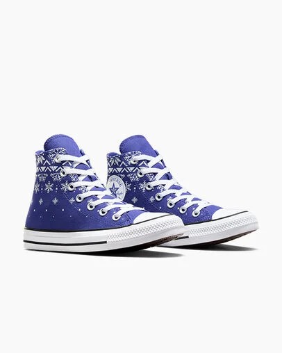 Zapatillas Converse Chuck Taylor All Star Hombre Moradas Blancas Negras Chile | C-04385619