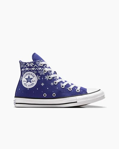 Zapatillas Converse Chuck Taylor All Star Hombre Moradas Blancas Negras Chile | C-04385619