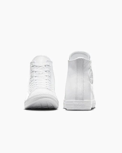 Zapatillas Converse Chuck Taylor All Star Leather Hombre Blancas Chile | C-27518949