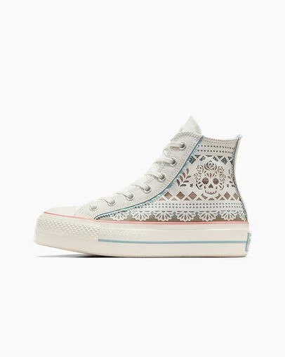 Zapatillas Converse Chuck Taylor All Star Lift Day Of The Dead Hombre Multicolor Chile | C-18546979