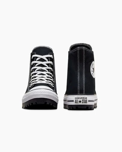 Zapatillas Converse Chuck Taylor All Star City Trek Hombre Negras Blancas Chile | C-37260849