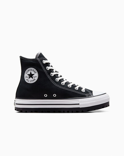 Zapatillas Converse Chuck Taylor All Star City Trek Hombre Negras Blancas Chile | C-37260849