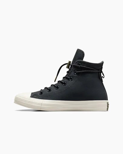 Zapatillas Converse Chuck Taylor All Star Weatherized Leather Hombre Gris Chile | C-06972319