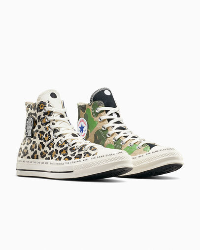 Zapatillas Converse Converse x Brain Dead Chuck 70 Hombre Blancas Negras Multicolor Chile | C-73029189