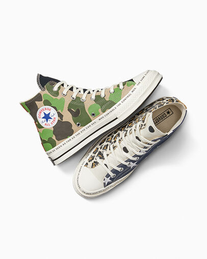 Zapatillas Converse Converse x Brain Dead Chuck 70 Hombre Blancas Negras Multicolor Chile | C-73029189