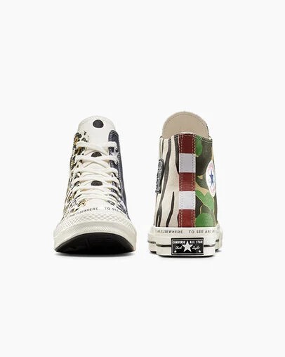 Zapatillas Converse Converse x Brain Dead Chuck 70 Hombre Blancas Negras Multicolor Chile | C-73029189