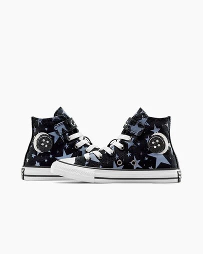 Zapatillas Converse Converse x Coraline Chuck Taylor All Star Easy On Niños Negras Rosas Chile | C-24635979