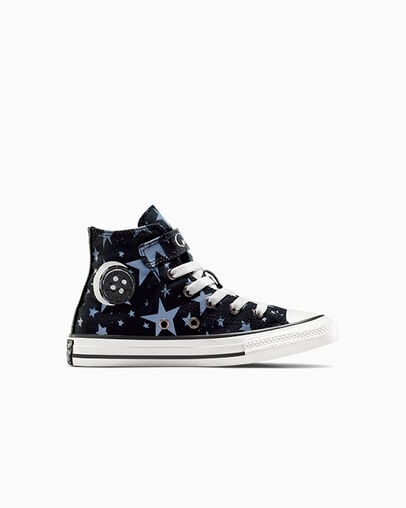 Zapatillas Converse Converse x Coraline Chuck Taylor All Star Easy On Niños Negras Rosas Chile | C-24635979