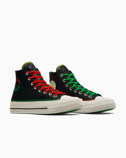 Zapatillas Converse Converse x Daily Paper Chuck 70 Hombre Negras Multicolor Chile | C-85063219