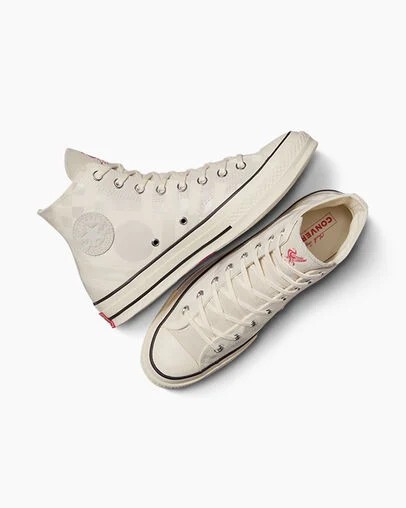 Zapatillas Converse Converse x Liverpool FC Chuck 70 Hombre Blancas Plateadas Verde Chile | C-19548209