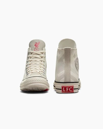 Zapatillas Converse Converse x Liverpool FC Chuck 70 Hombre Blancas Plateadas Verde Chile | C-19548209