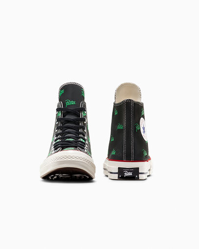 Zapatillas Converse Converse x Patta Chuck 70 Hombre Negras Verde Chile | C-19342789