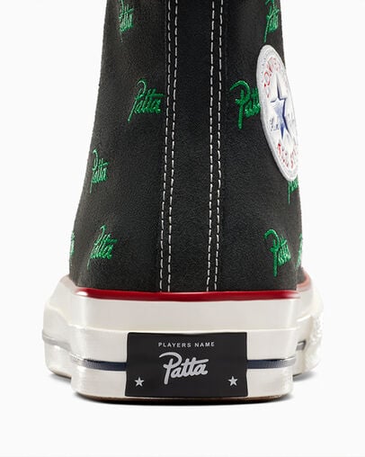 Zapatillas Converse Converse x Patta Chuck 70 Hombre Negras Verde Chile | C-19342789