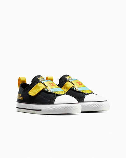 Zapatillas Converse Converse x Transformers Chuck Taylor All Star Niños Negras Amarillo Rojas Chile | C-46719309