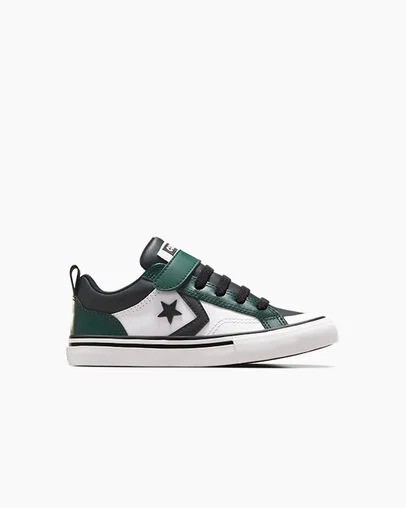 Zapatillas Converse Pro Blaze Niños Verde Negras Blancas Chile | C-18092739