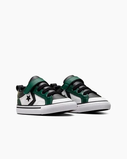 Zapatillas Converse Pro Blaze Niños Verde Negras Blancas Chile | C-58492019