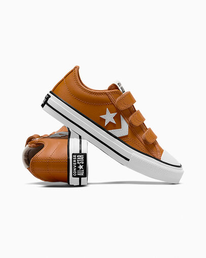 Zapatillas Converse Star Player 76 Leather Niños Multicolor Chile | C-49502179