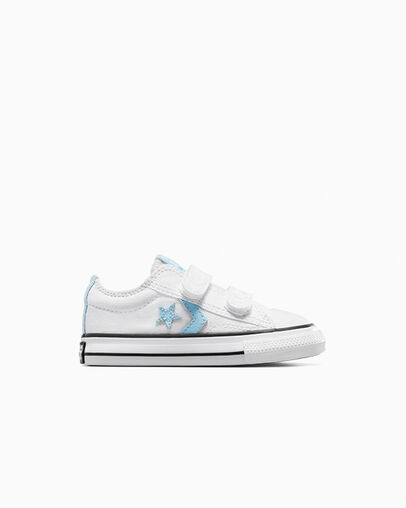 Zapatillas Converse Star Player 76 Niños Blancas Azules Blancas Chile | C-02574189