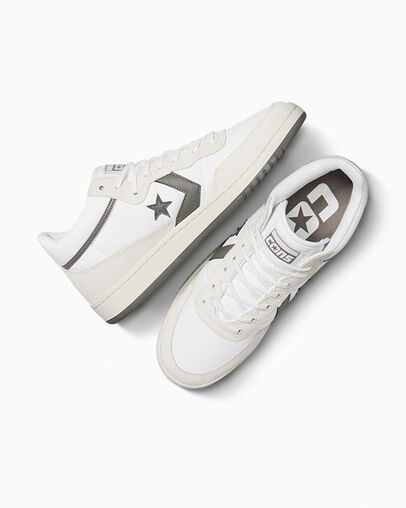 Zapatillas Skate Converse CONS Fastbreak Pro Suede Nylon Mujer Blancas Gris Chile | C-91620439