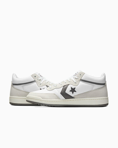 Zapatillas Skate Converse CONS Fastbreak Pro Suede Nylon Mujer Blancas Gris Chile | C-91620439